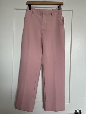 GAP Blush Pink High Waisted Dress Pants Size 2 NWT Straight Leg Work Trousers